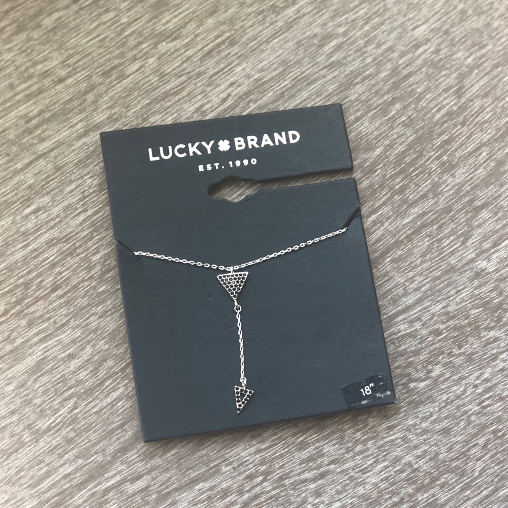 Lucky Brand Triangle Necklace NWT